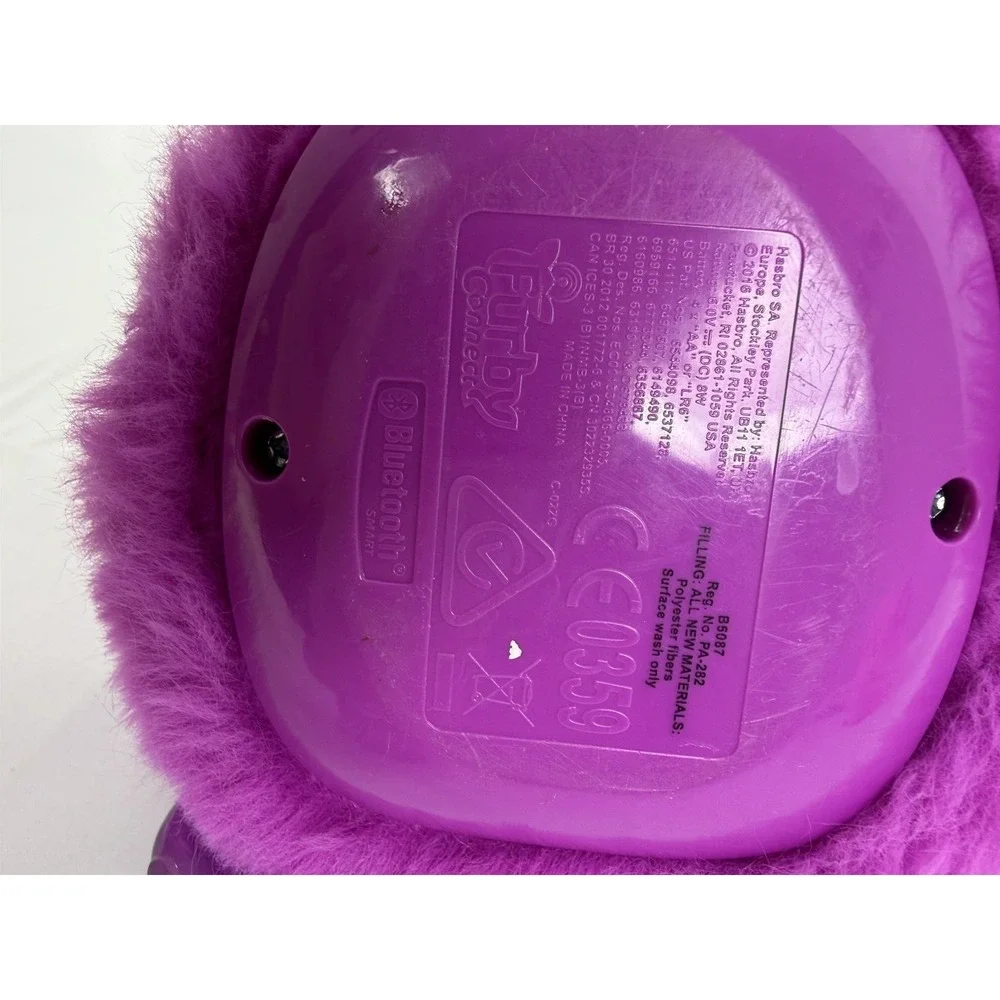 Furby Connect Bluetooth Hasbro 2016 Pink Purple Magenta Tested, WORKS NO MASK